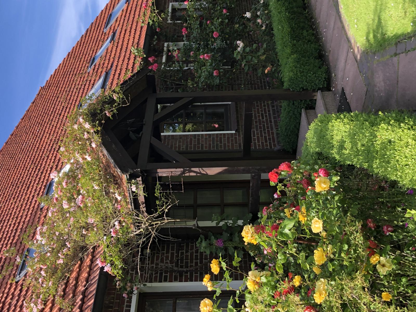 Eingang der Pension Forke - Außenansicht des Gebäudes