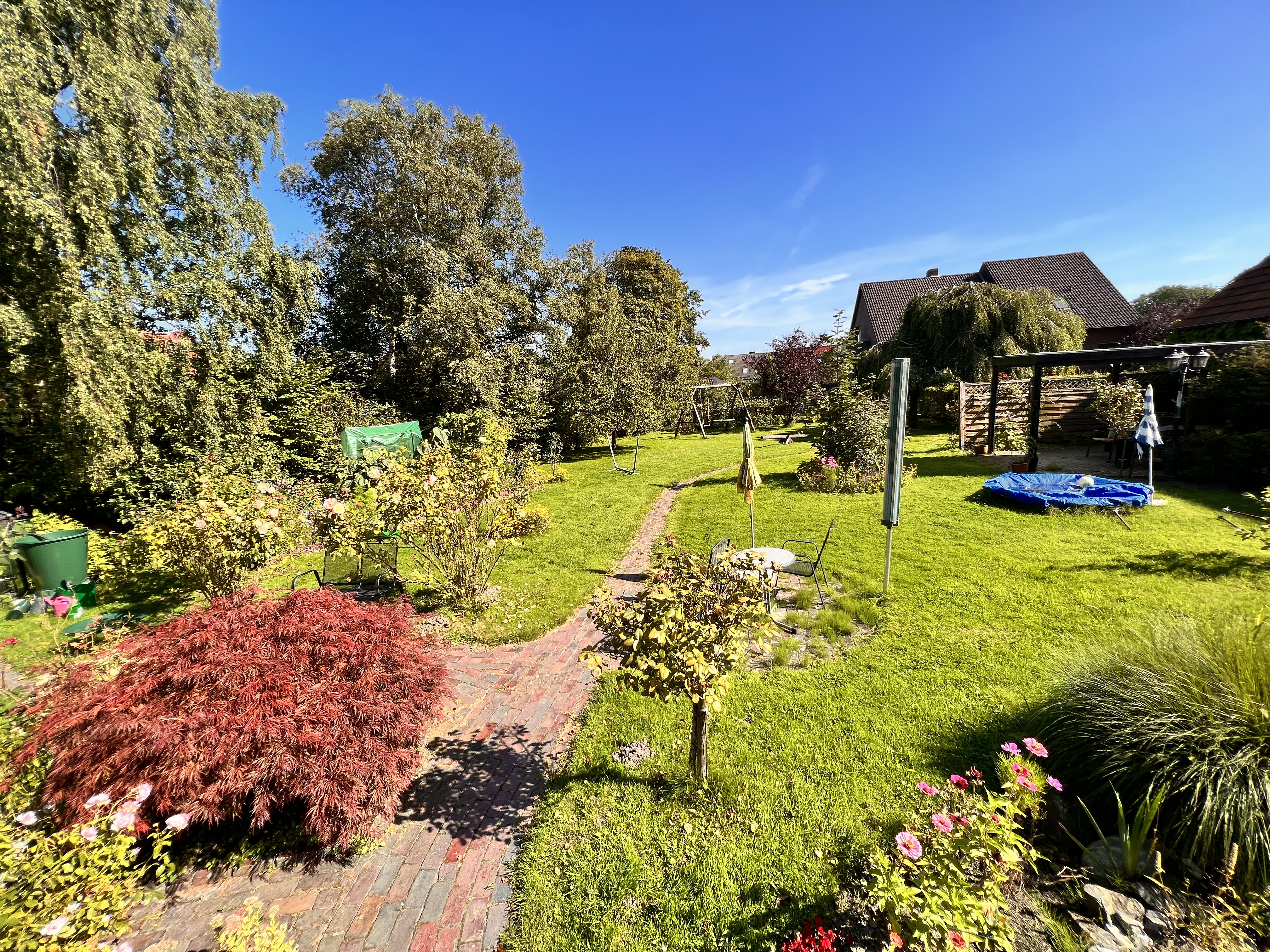 Pension Forke - Umgebung mit Blick auf die Küste